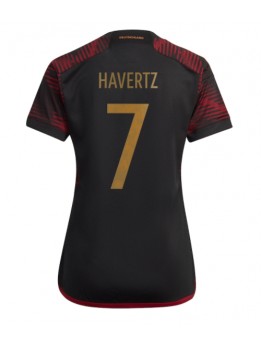 Tyskland Kai Havertz #7 Replika Borta Kläder Dam VM 2022 Kortärmad